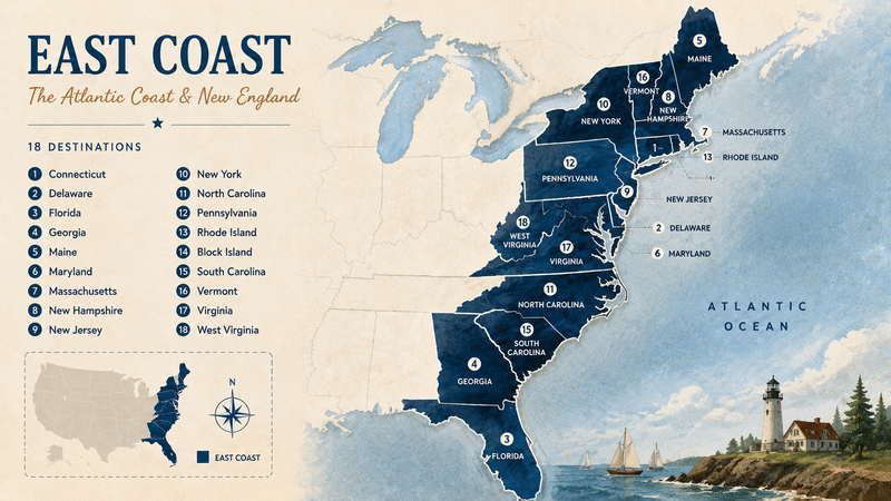 🌊 East Coast