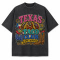 Texas Taco Club vintage washed heavyweight T-shirt in Black