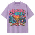 Lone Star Girls Trip vintage washed heavyweight T-shirt in Purple