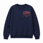 Ella's Fellas Texas Rodeo Crewneck Sweatshirt in Navy, front view