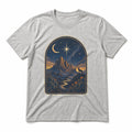 Big Bend Celestial Night Pure Cotton T-Shirt in Light Gray