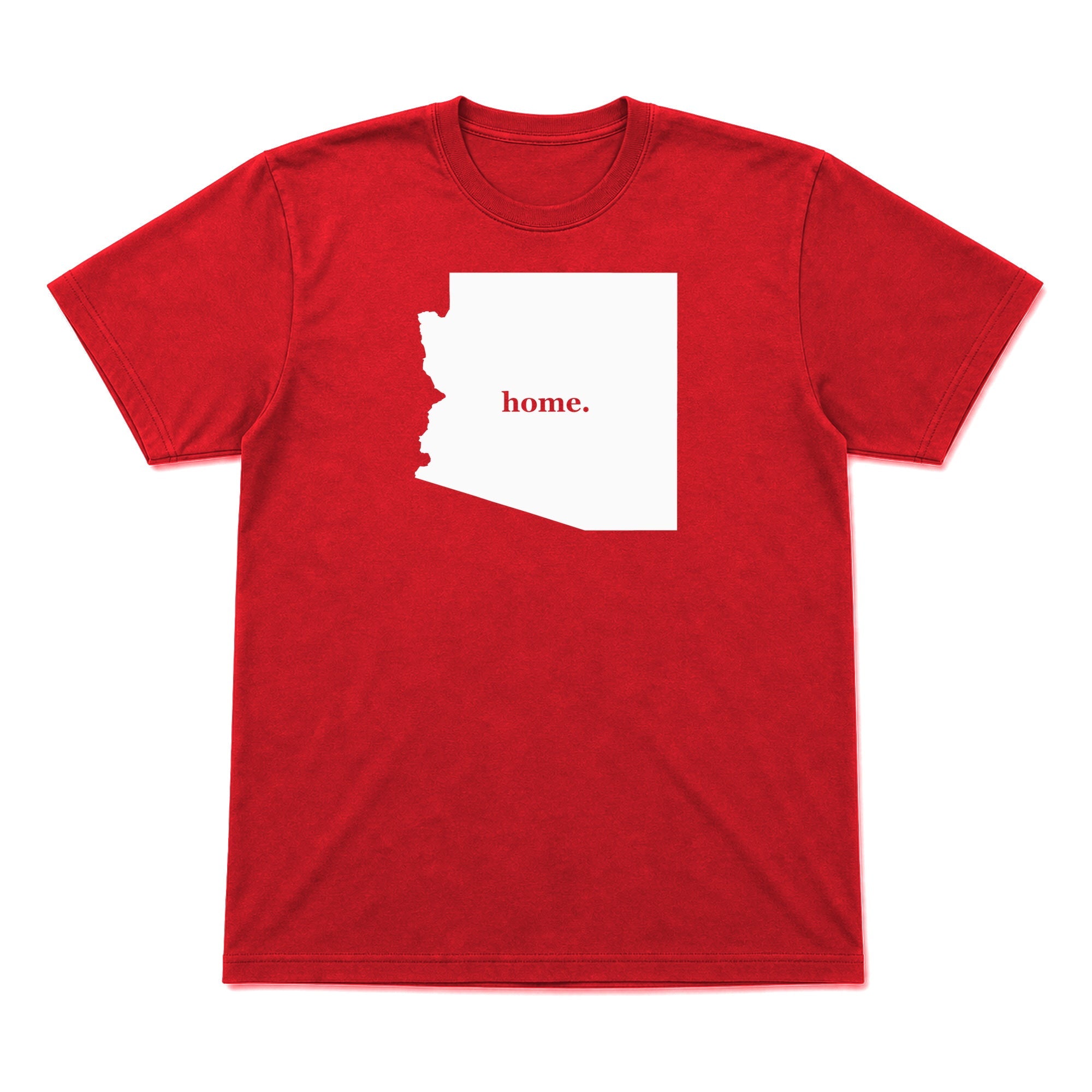 Arizona home graphic T-shirt in red