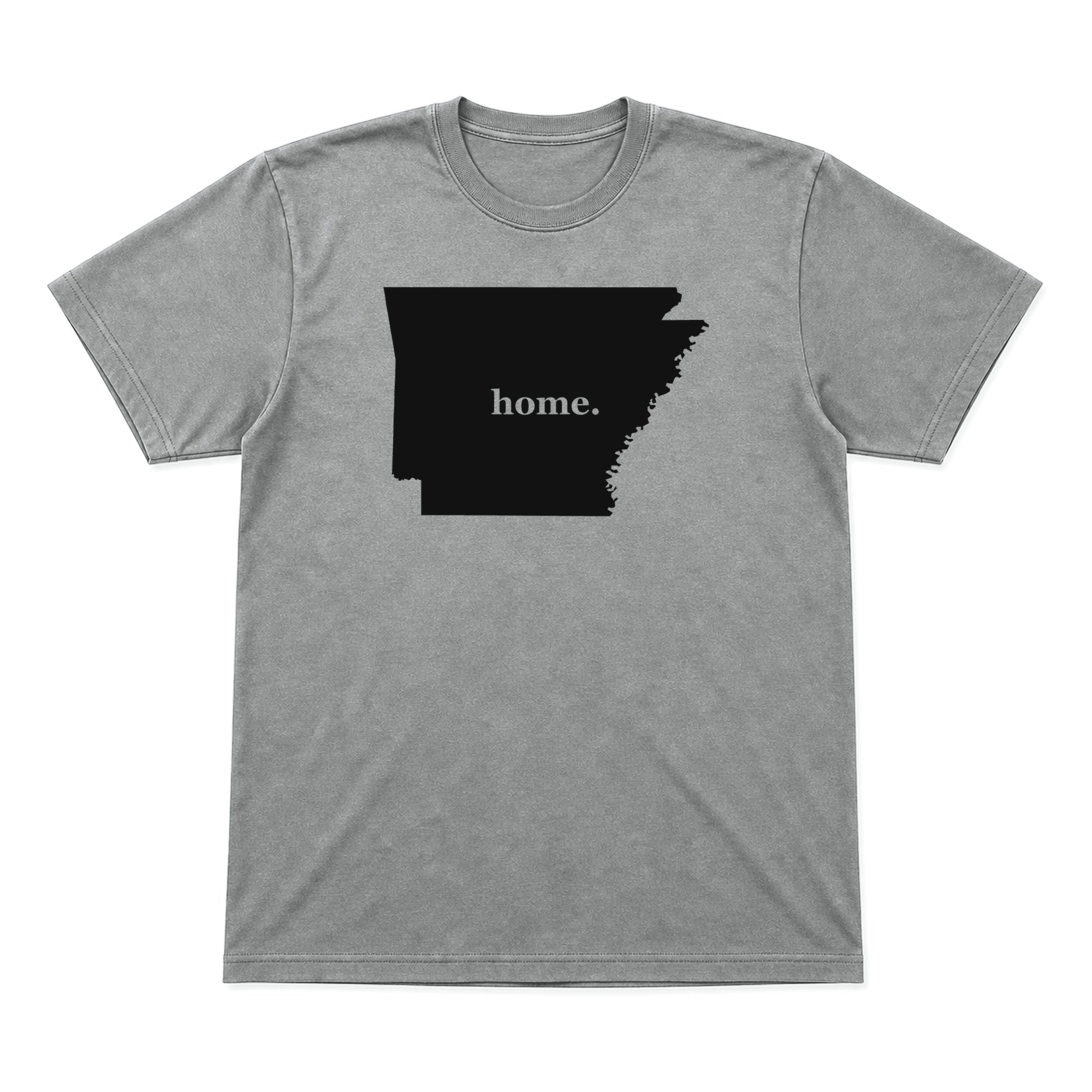 Arkansas home graphic T-shirt in heather gray