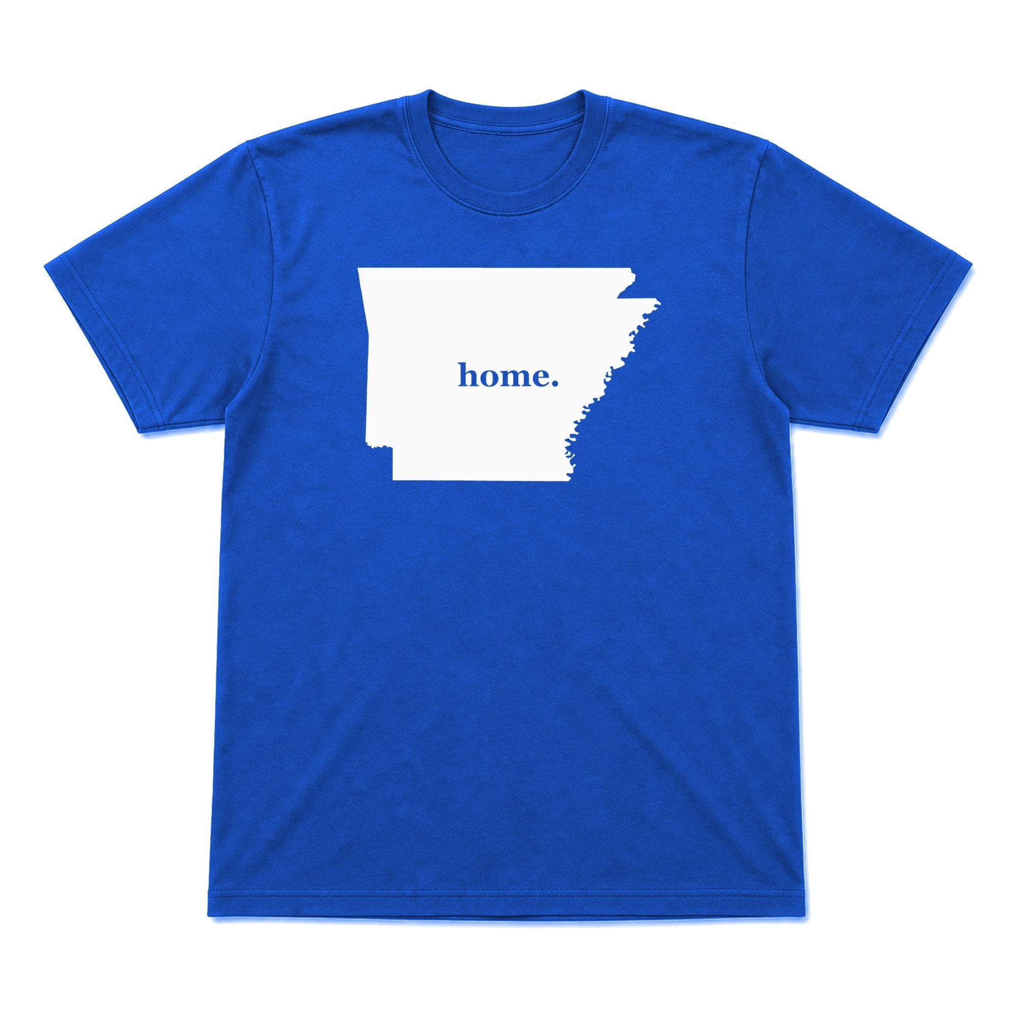 Arkansas home graphic T-shirt in royal blue