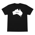 Australia home graphic T-shirt in black