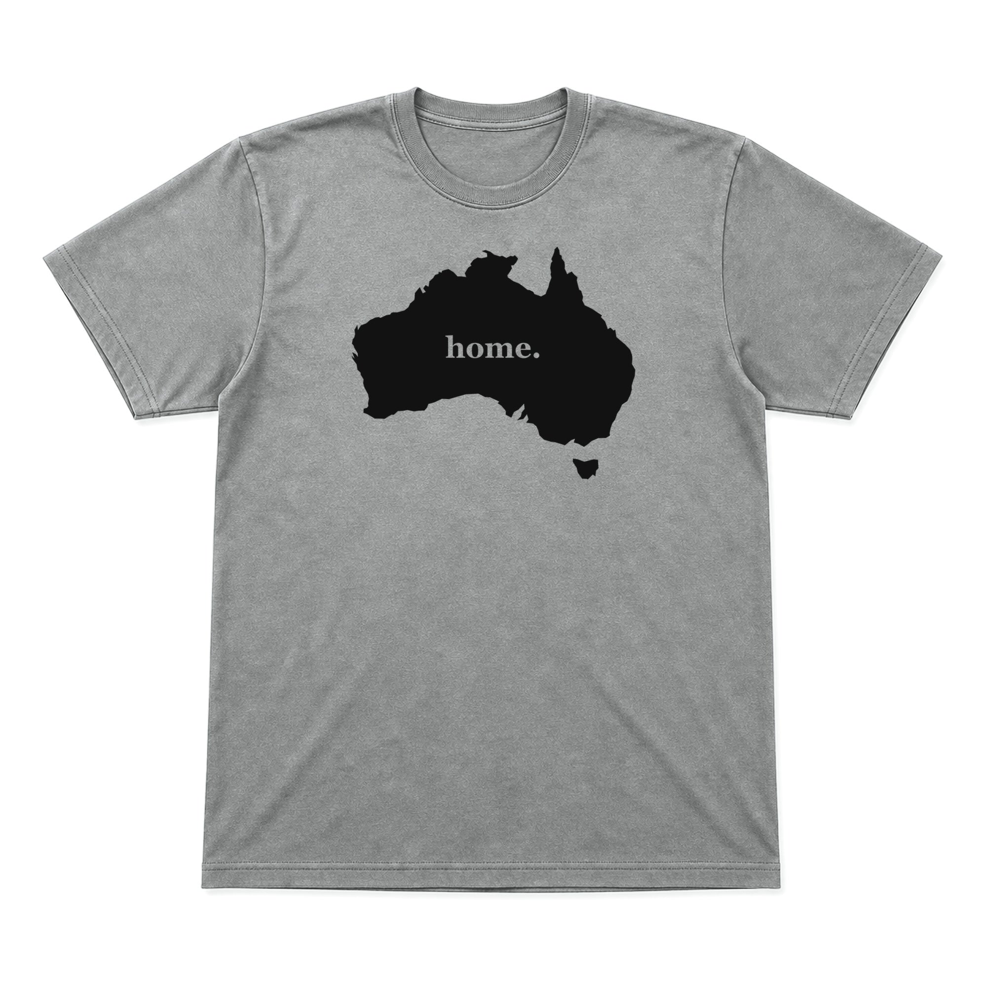 Australia home graphic T-shirt in heather gray
