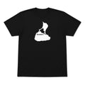 Block Island home graphic T-shirt in black