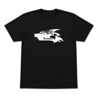 Canada home graphic T-shirt in black