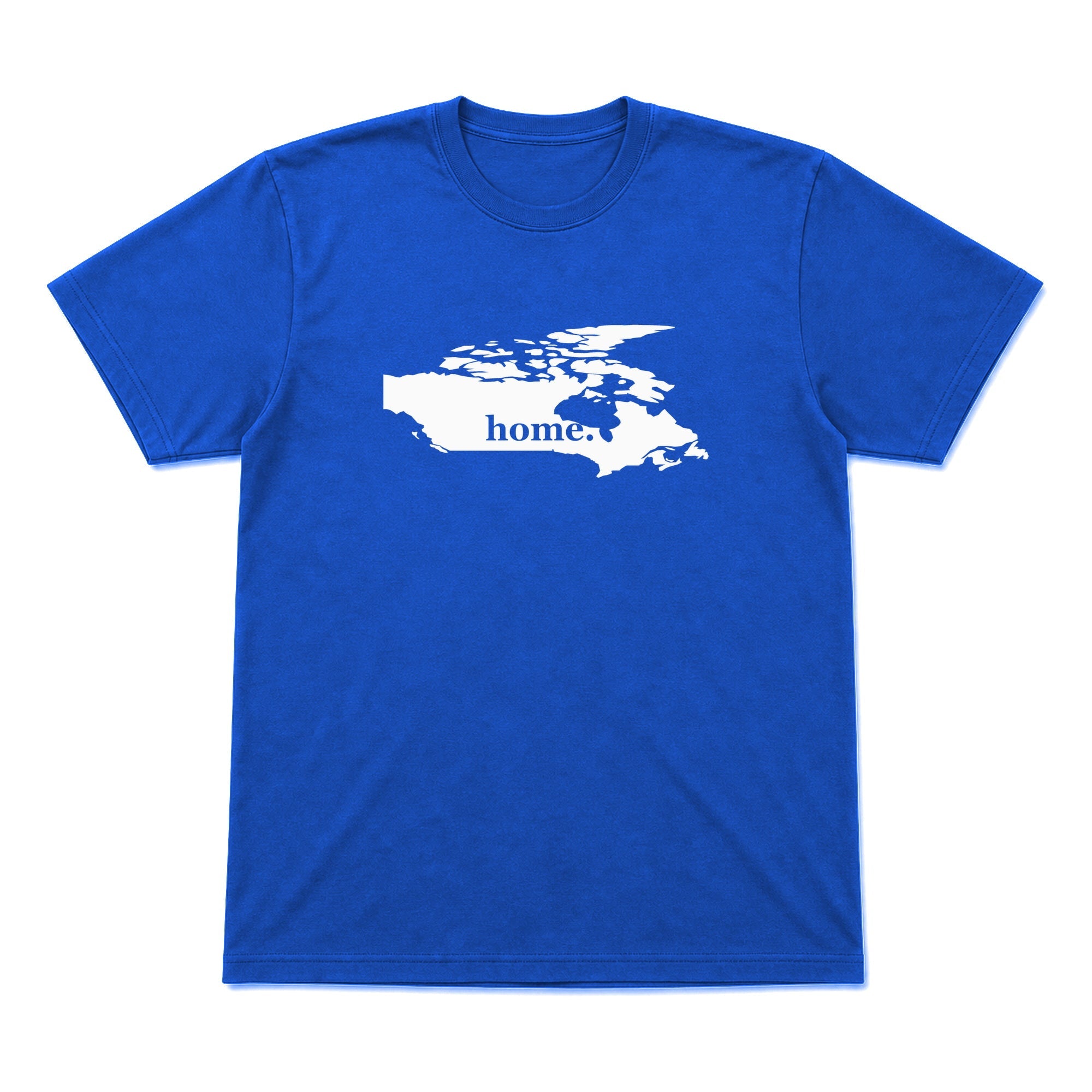 Canada home graphic T-shirt in royal blue