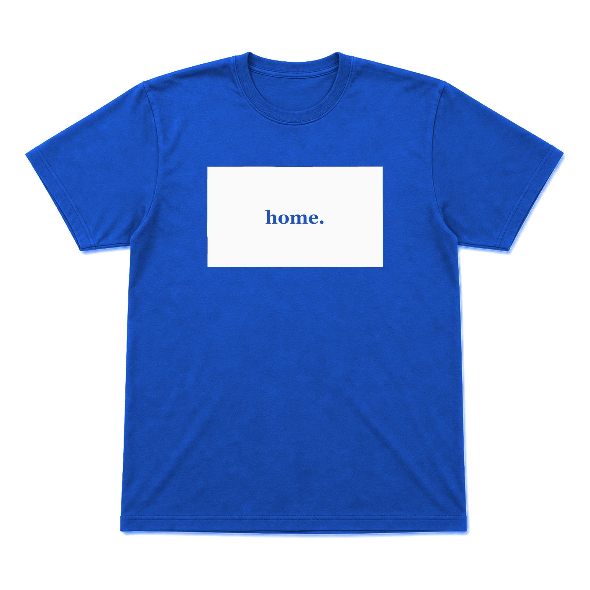 Colorado home graphic T-shirt in royal blue