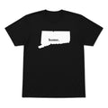 Connecticut home graphic T-shirt in black