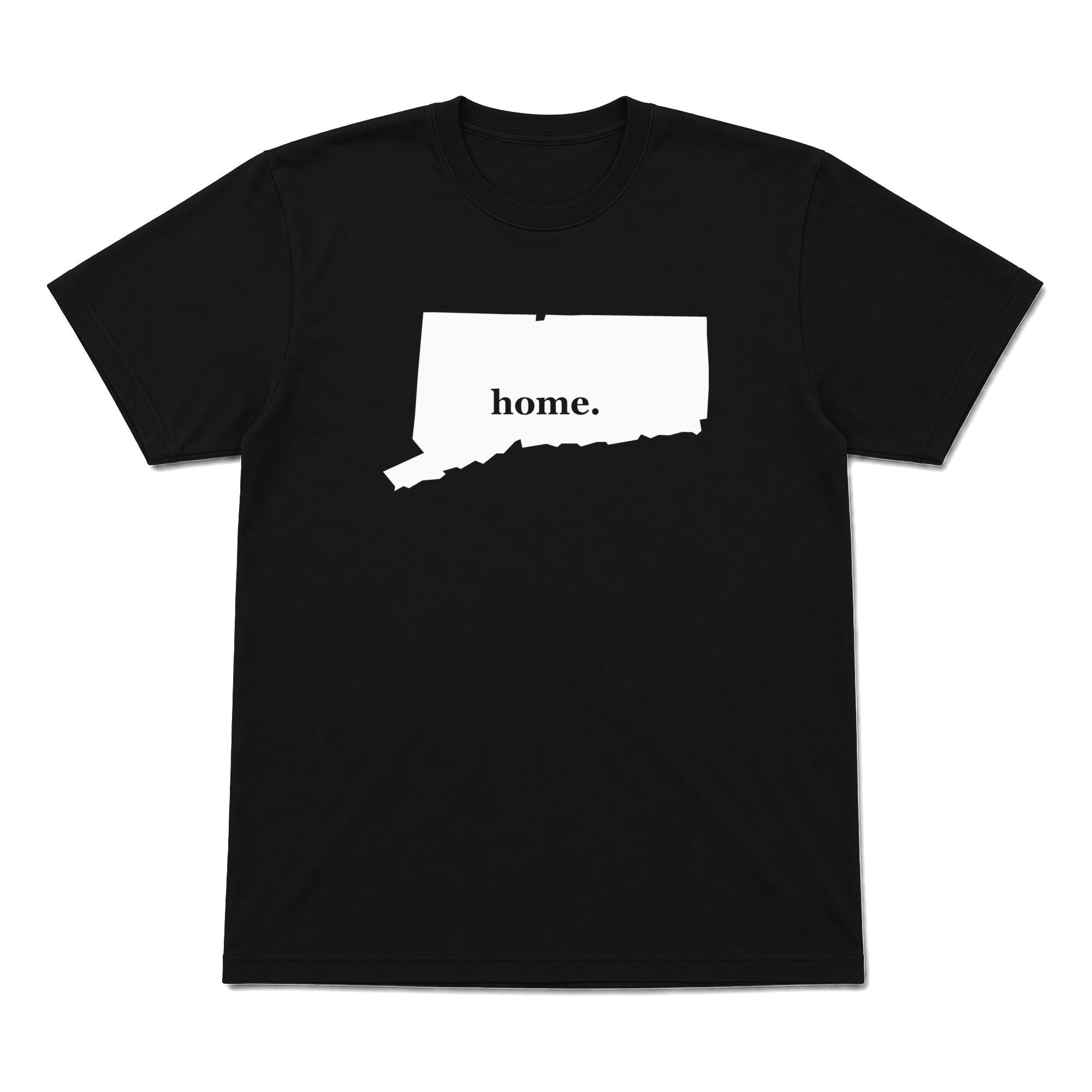 Connecticut home graphic T-shirt in black