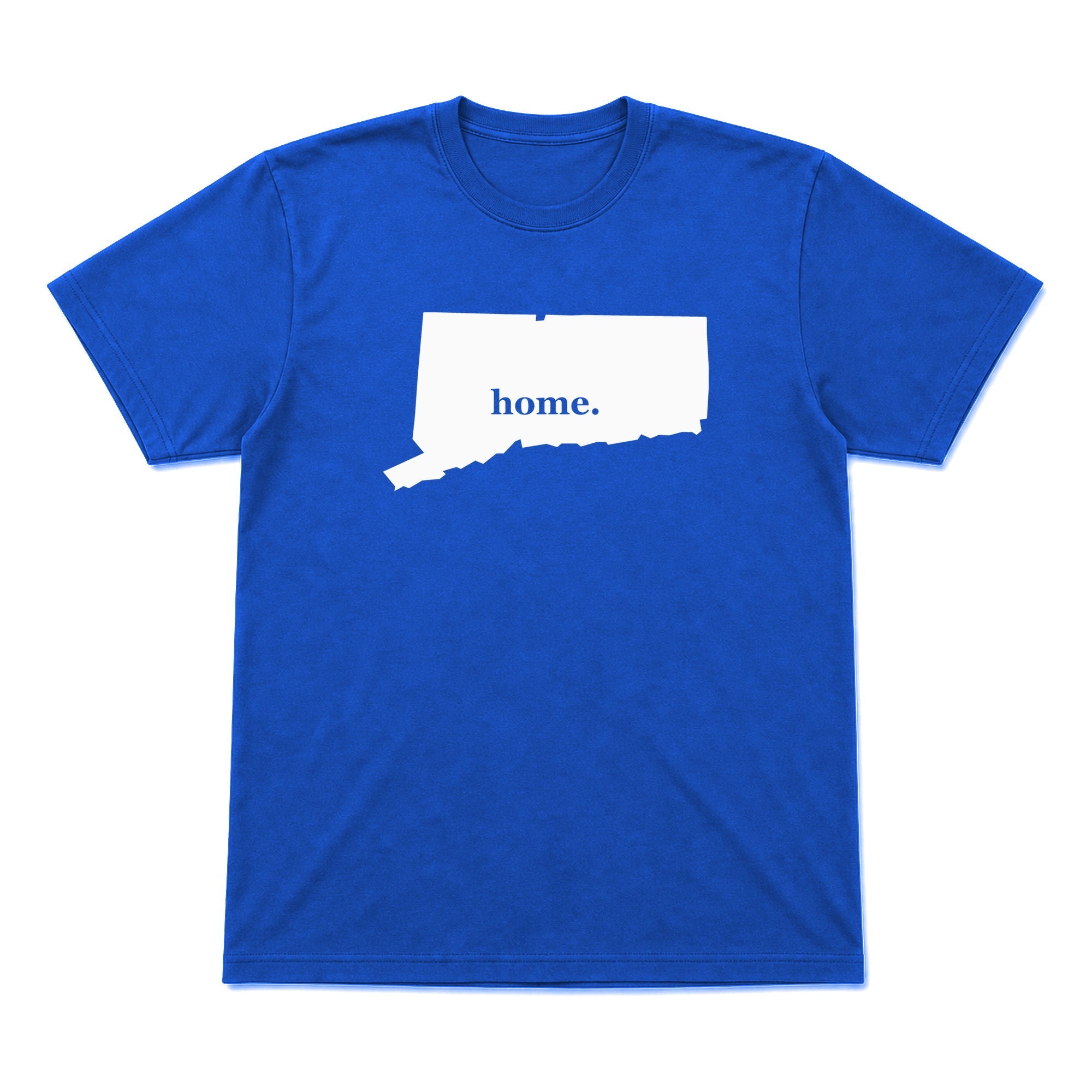 Connecticut home graphic T-shirt in royal blue