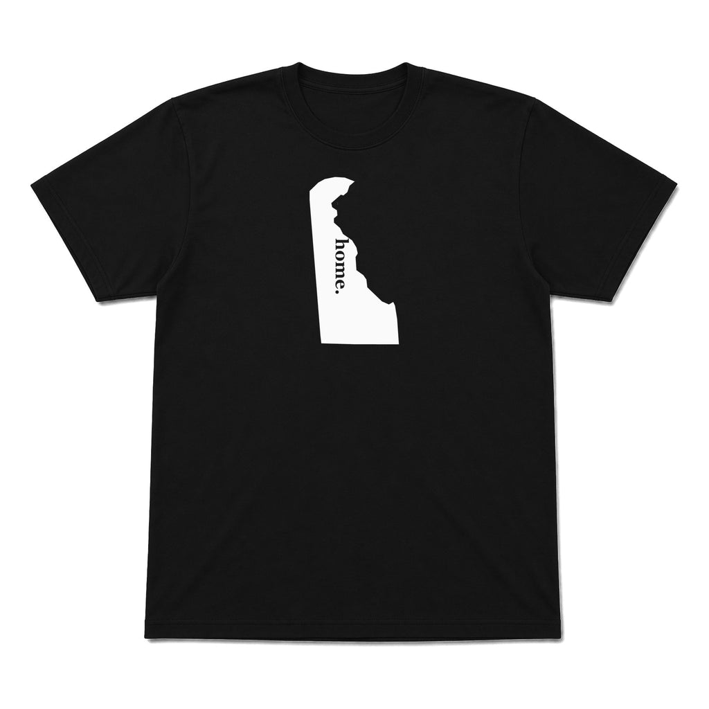 Delaware home graphic T-shirt in black