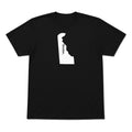 Delaware home graphic T-shirt in black