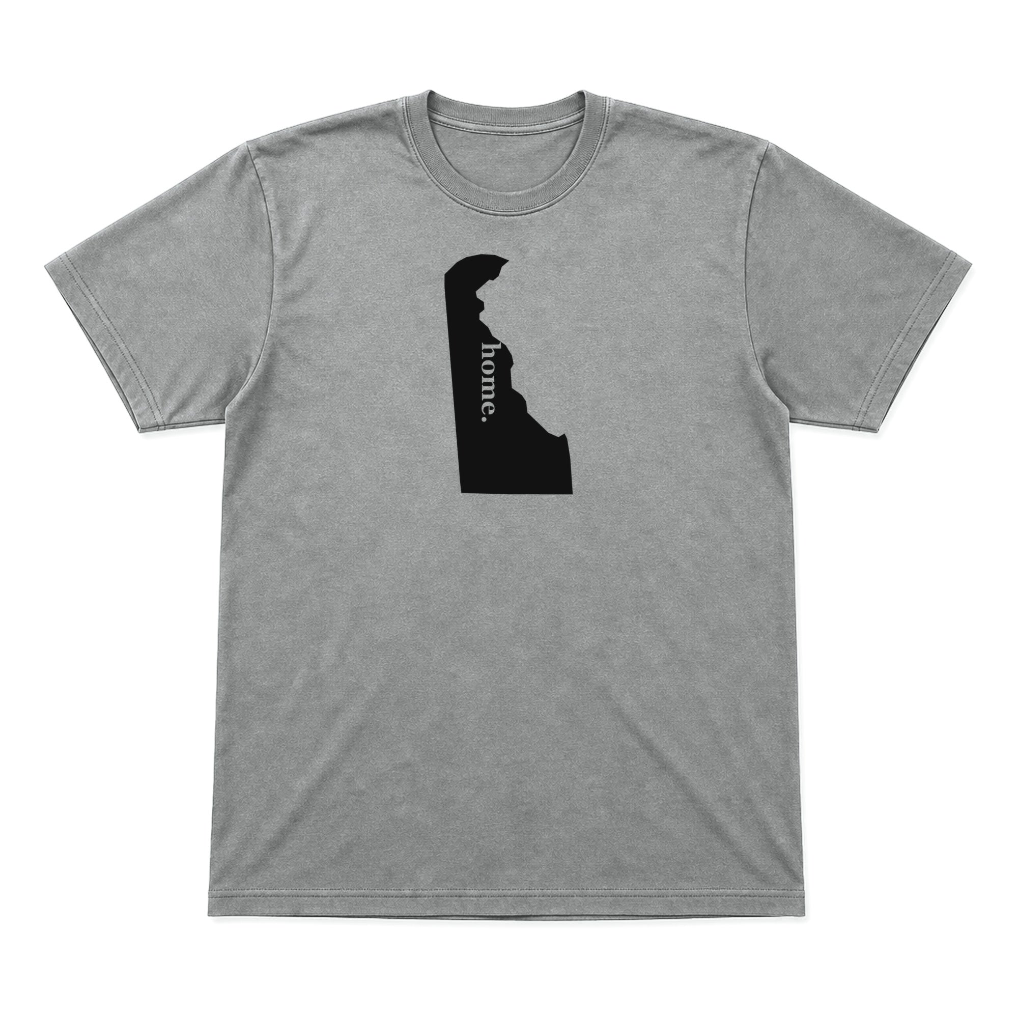 Delaware home graphic T-shirt in heather gray