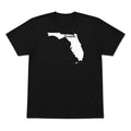 Florida home graphic T-shirt in black