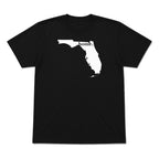 Florida home graphic T-shirt in black