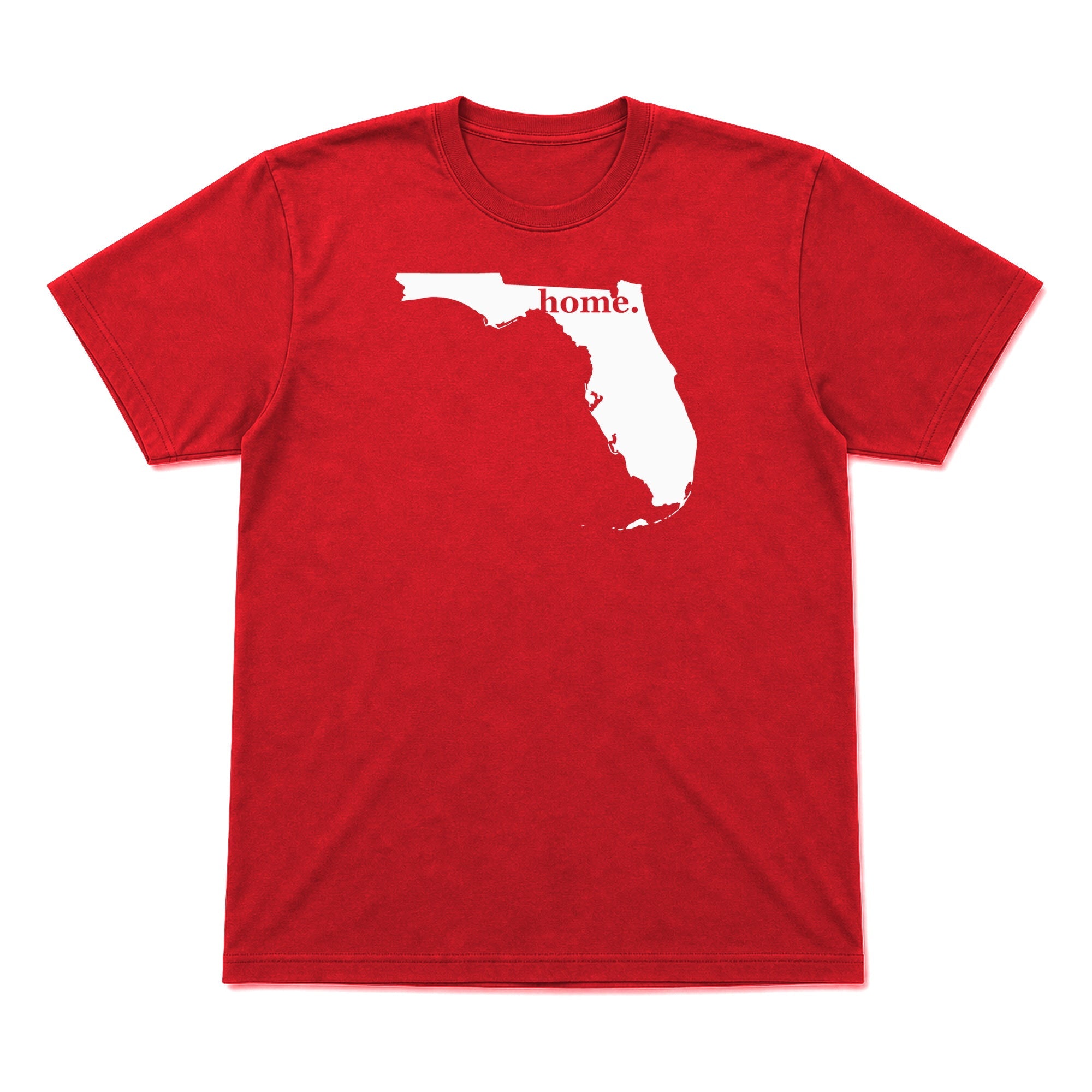 Florida home graphic T-shirt in red