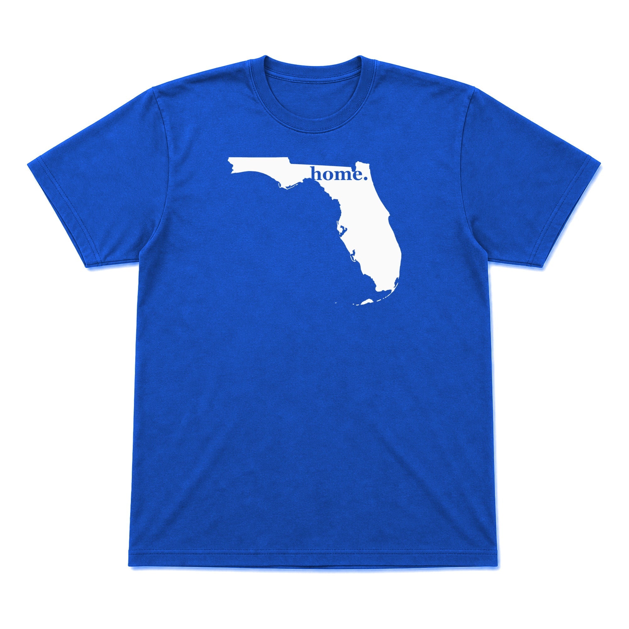 Florida home graphic T-shirt in royal blue
