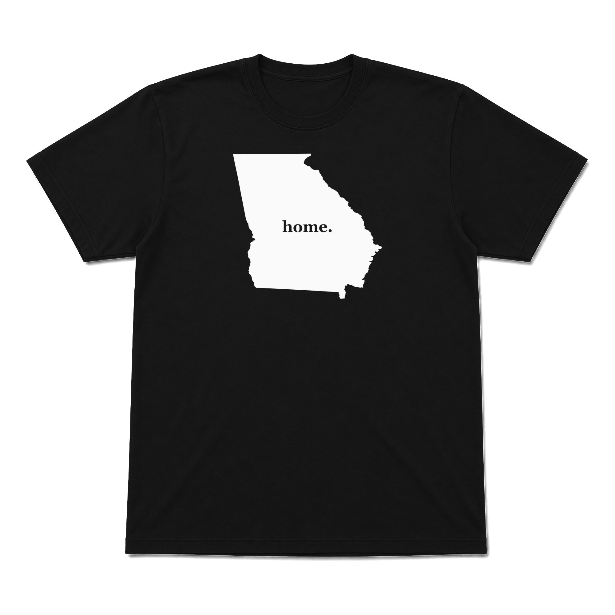 Georgia home graphic T-shirt in black