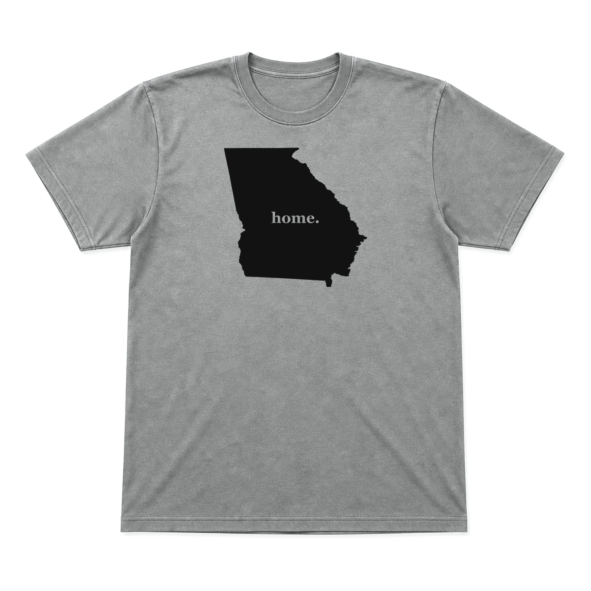 Georgia home graphic T-shirt in heather gray