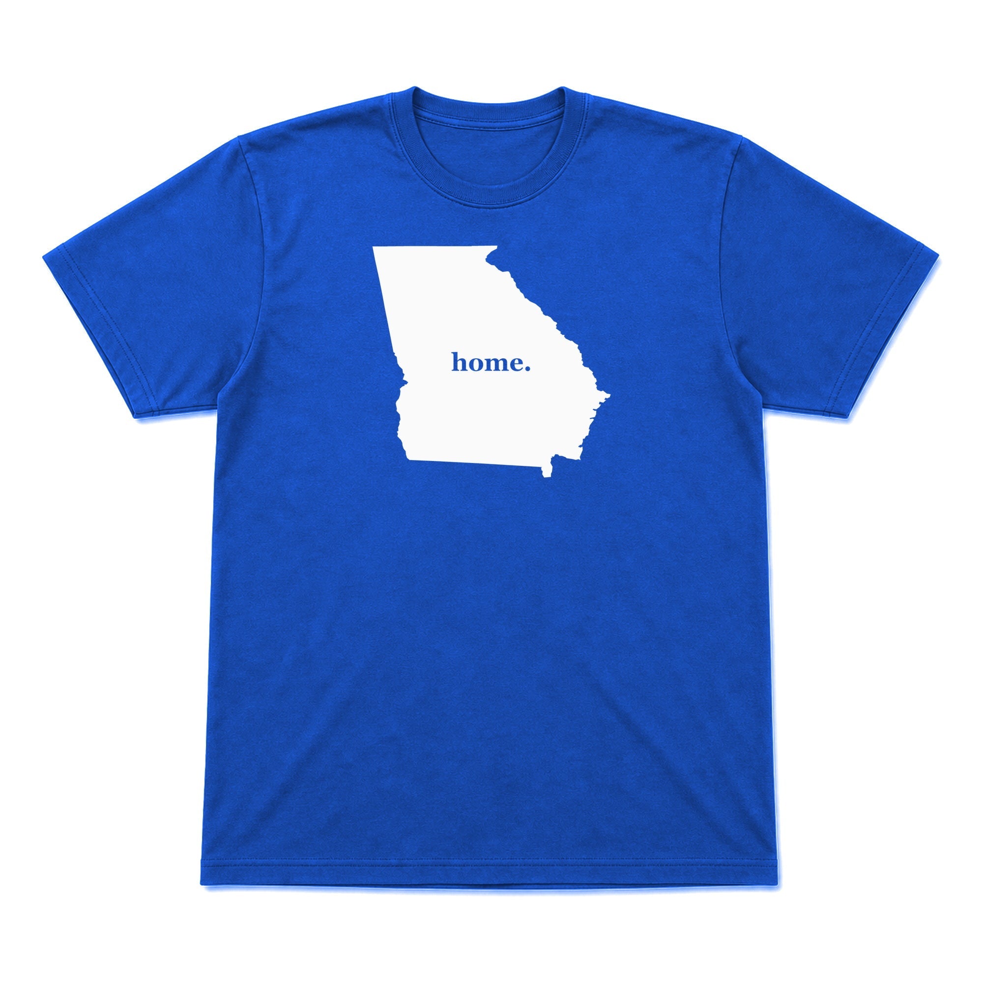 Georgia home graphic T-shirt in royal blue