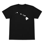 Hawaii home graphic T-shirt in black