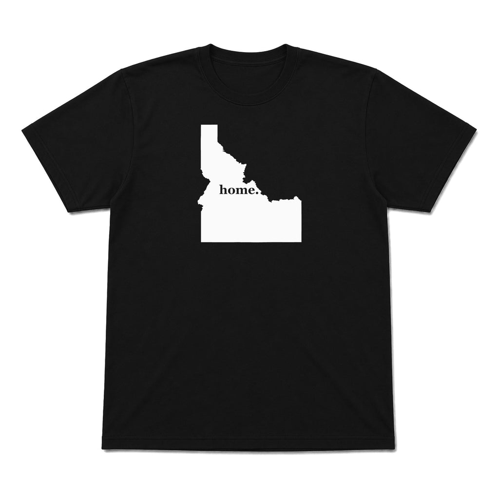 Idaho home graphic T-shirt in black