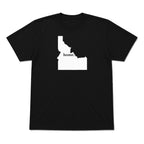 Idaho home graphic T-shirt in black