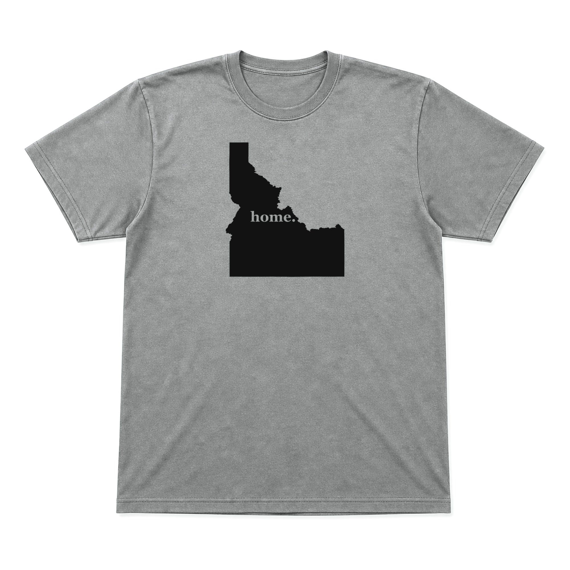 Idaho home graphic T-shirt in heather gray