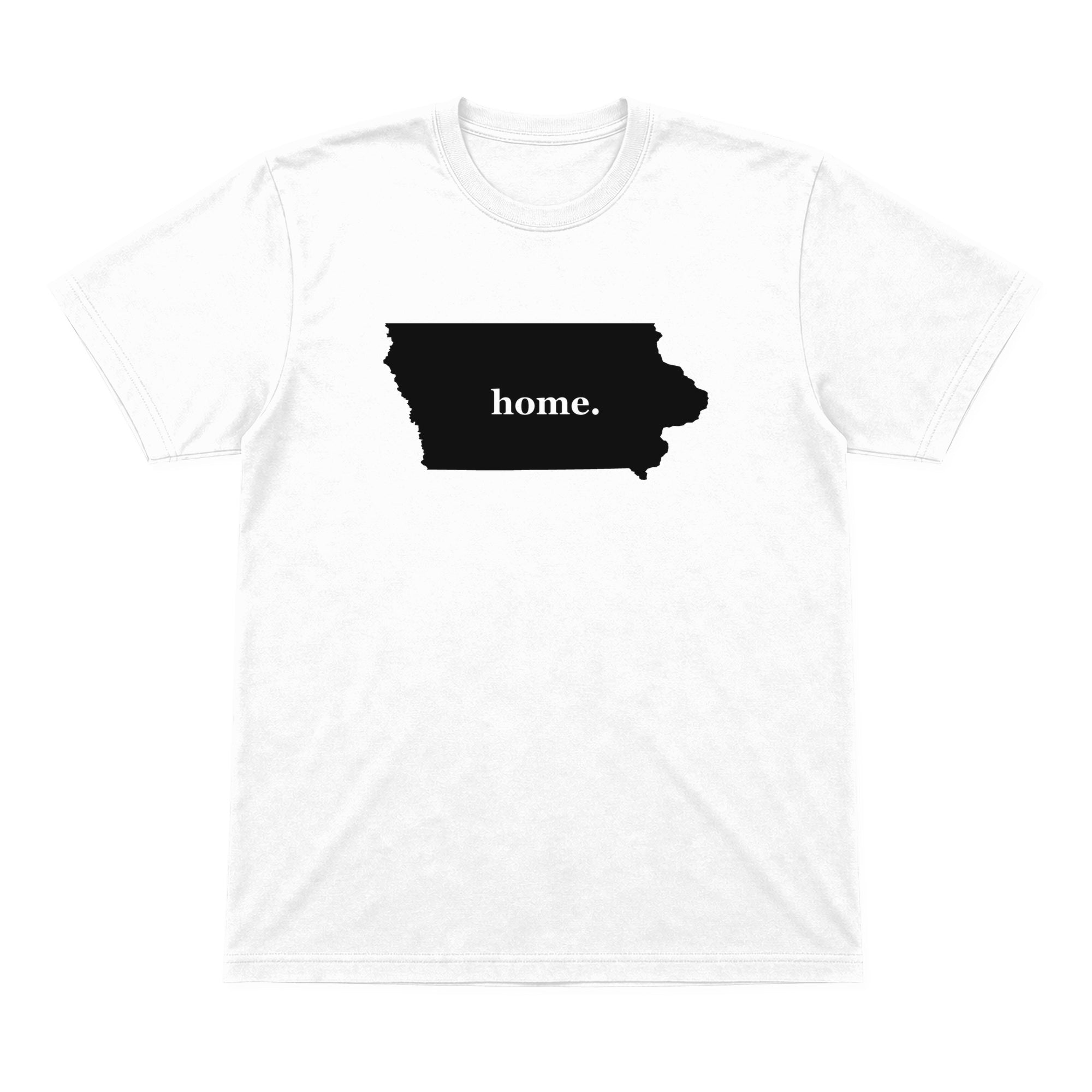 Iowa home graphic T-shirt in white