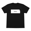 Kansas home graphic T-shirt in black