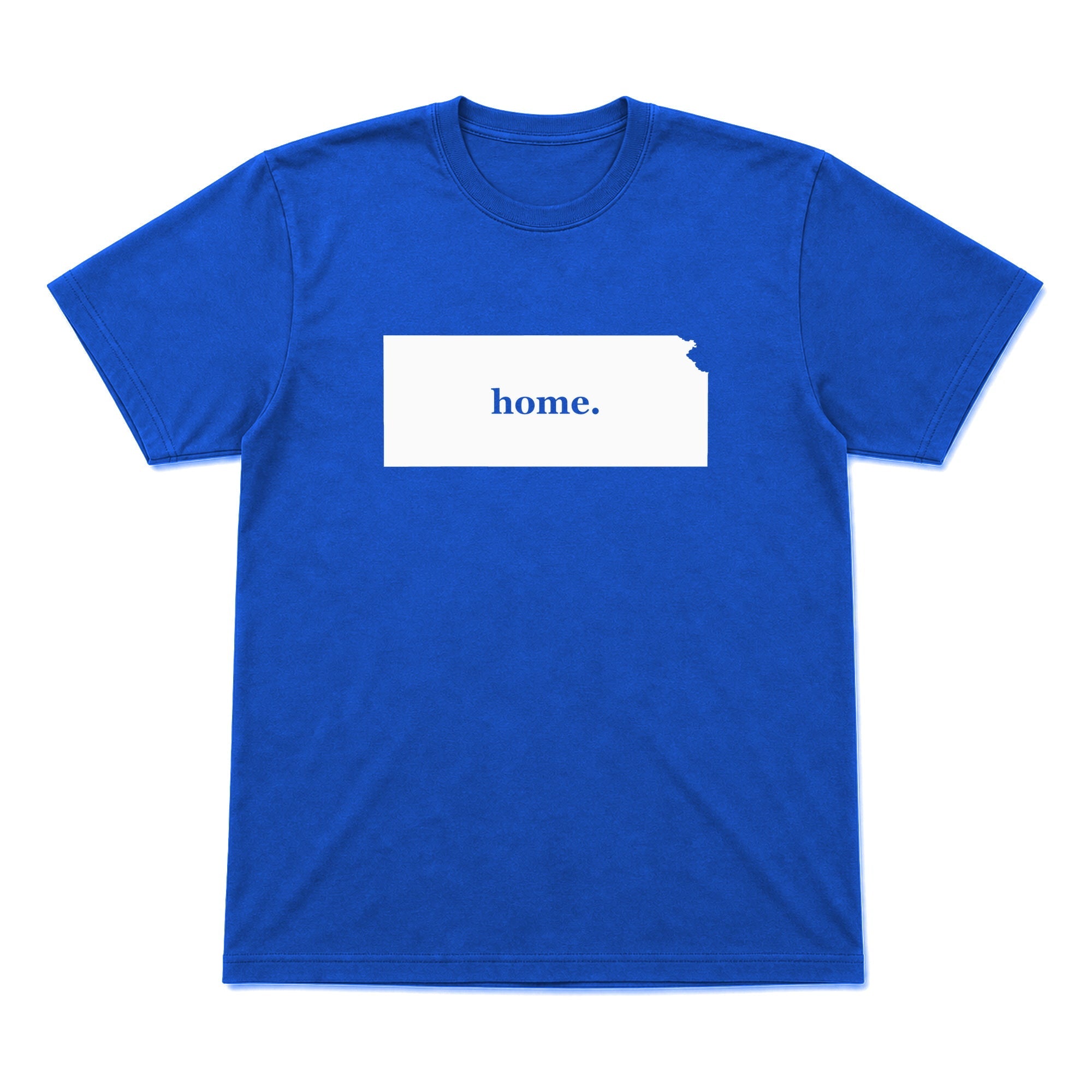 Kansas home graphic T-shirt in royal blue