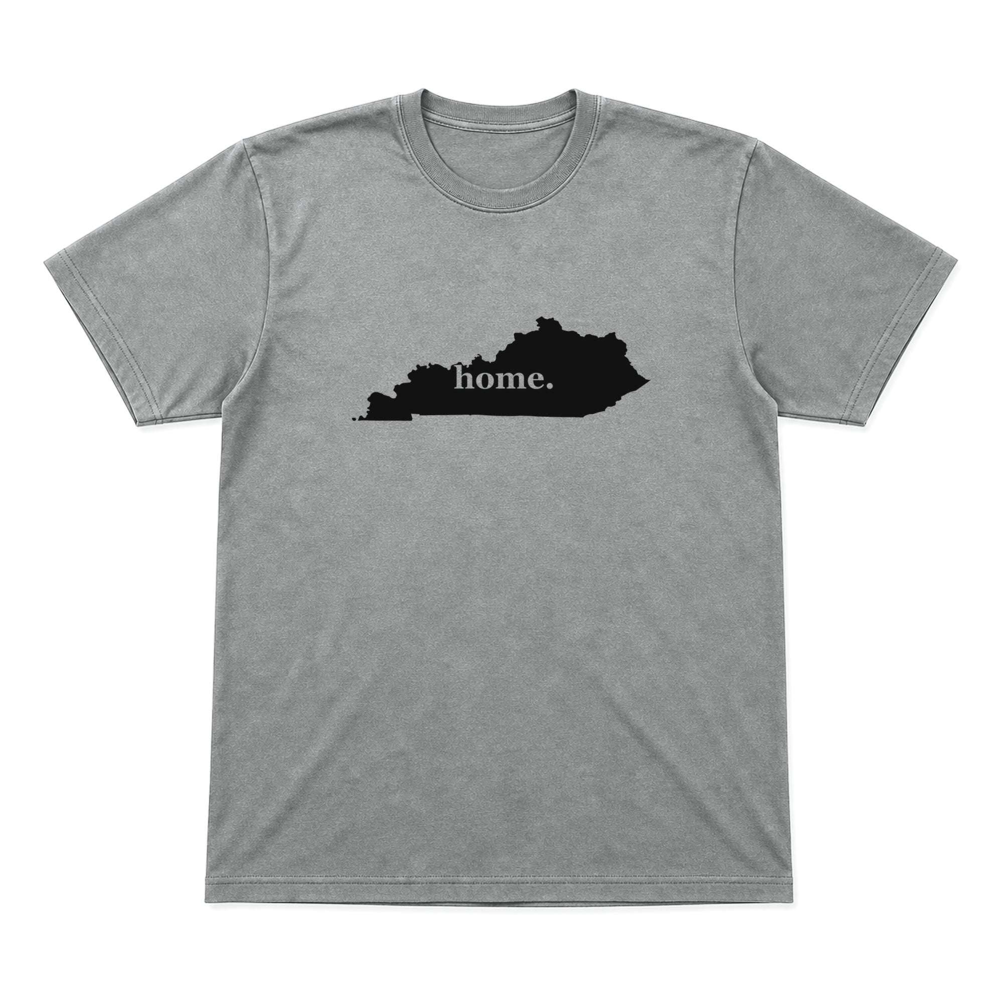 Kentucky home graphic T-shirt in heather gray