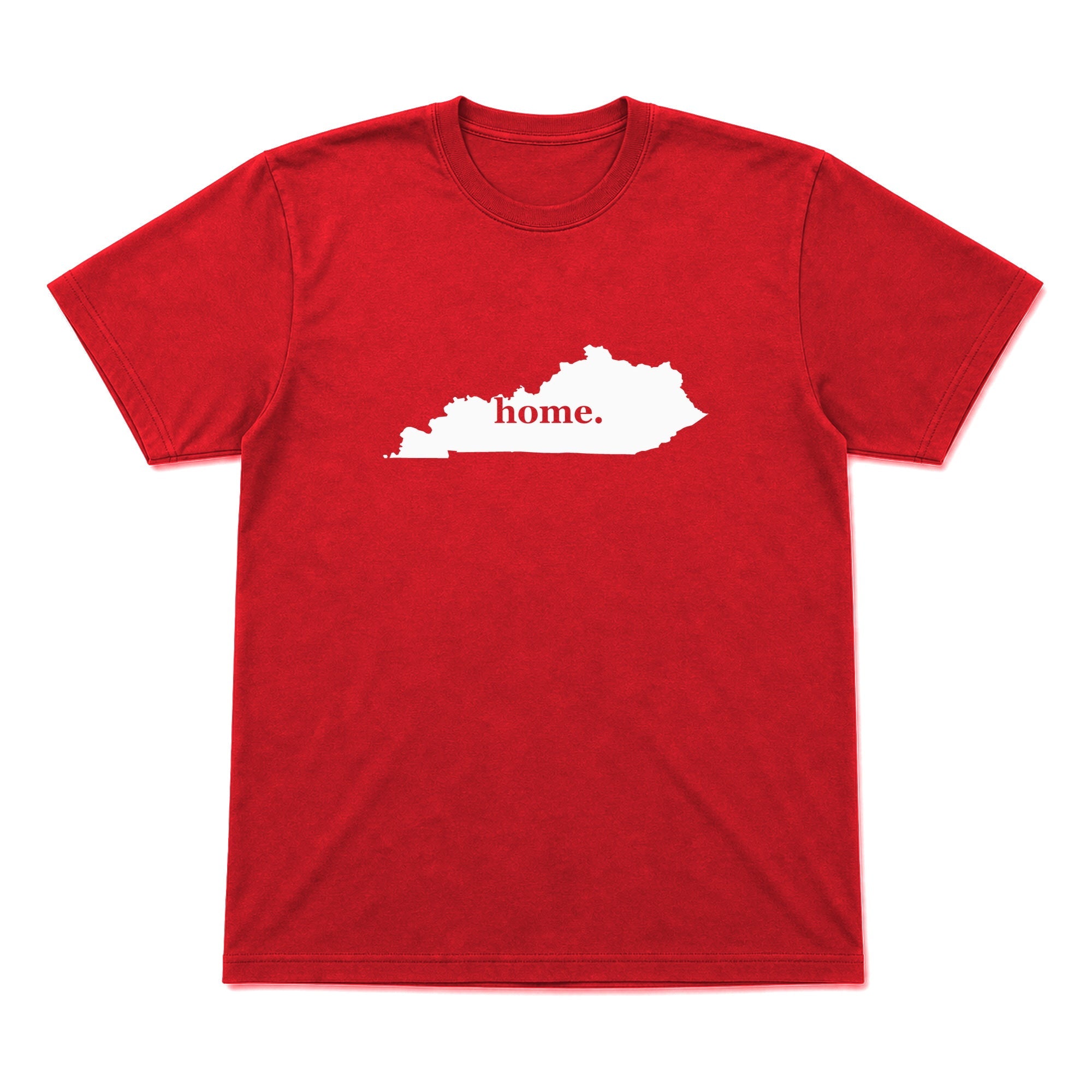 Kentucky home graphic T-shirt in red