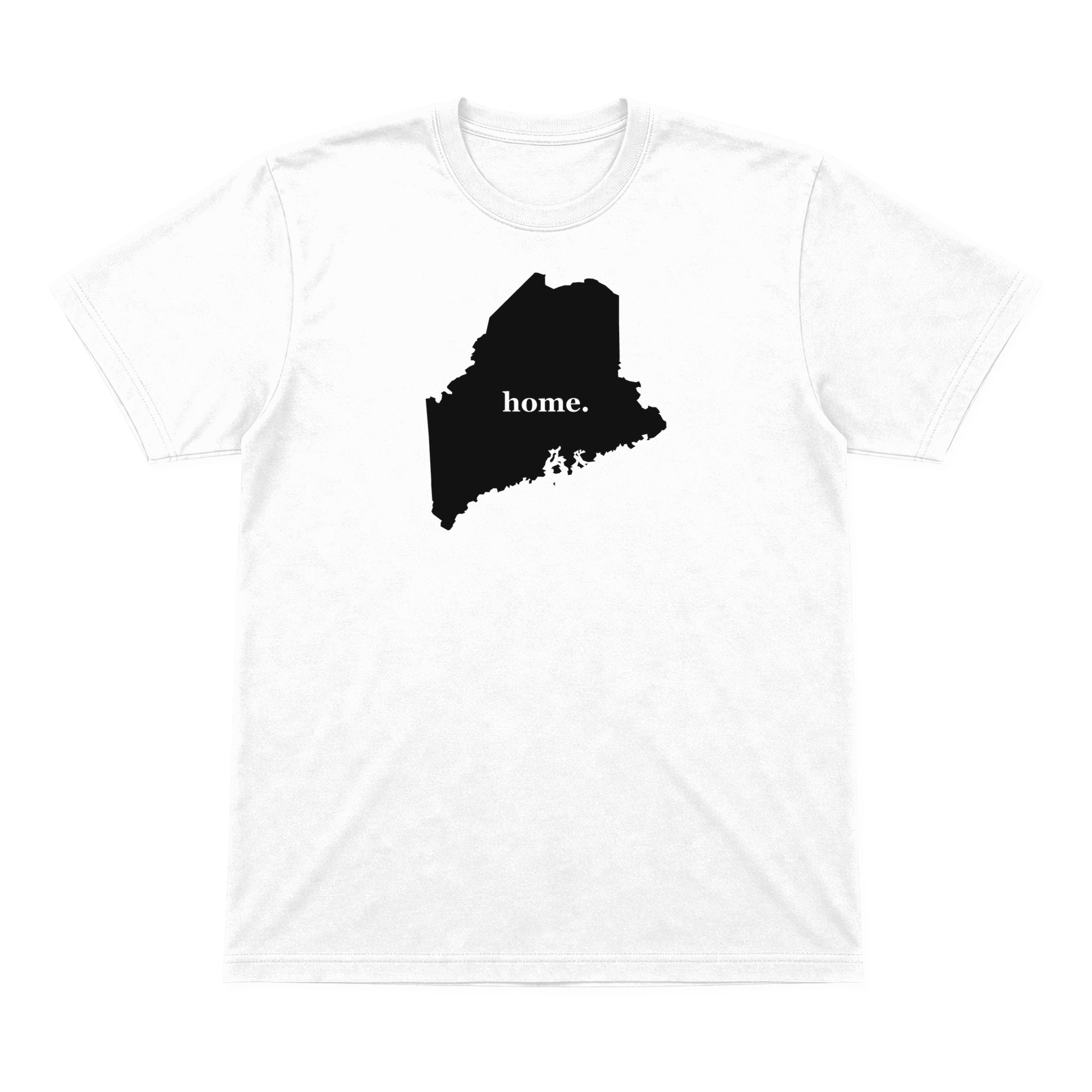 Maine home graphic T-shirt in white