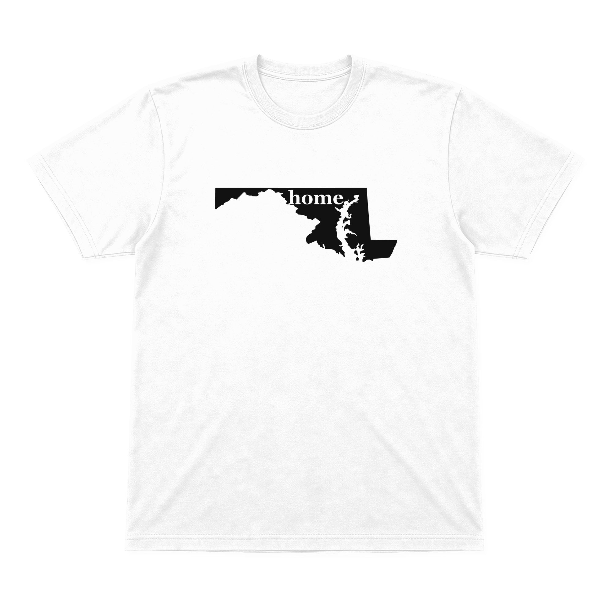 Maryland home graphic T-shirt in white