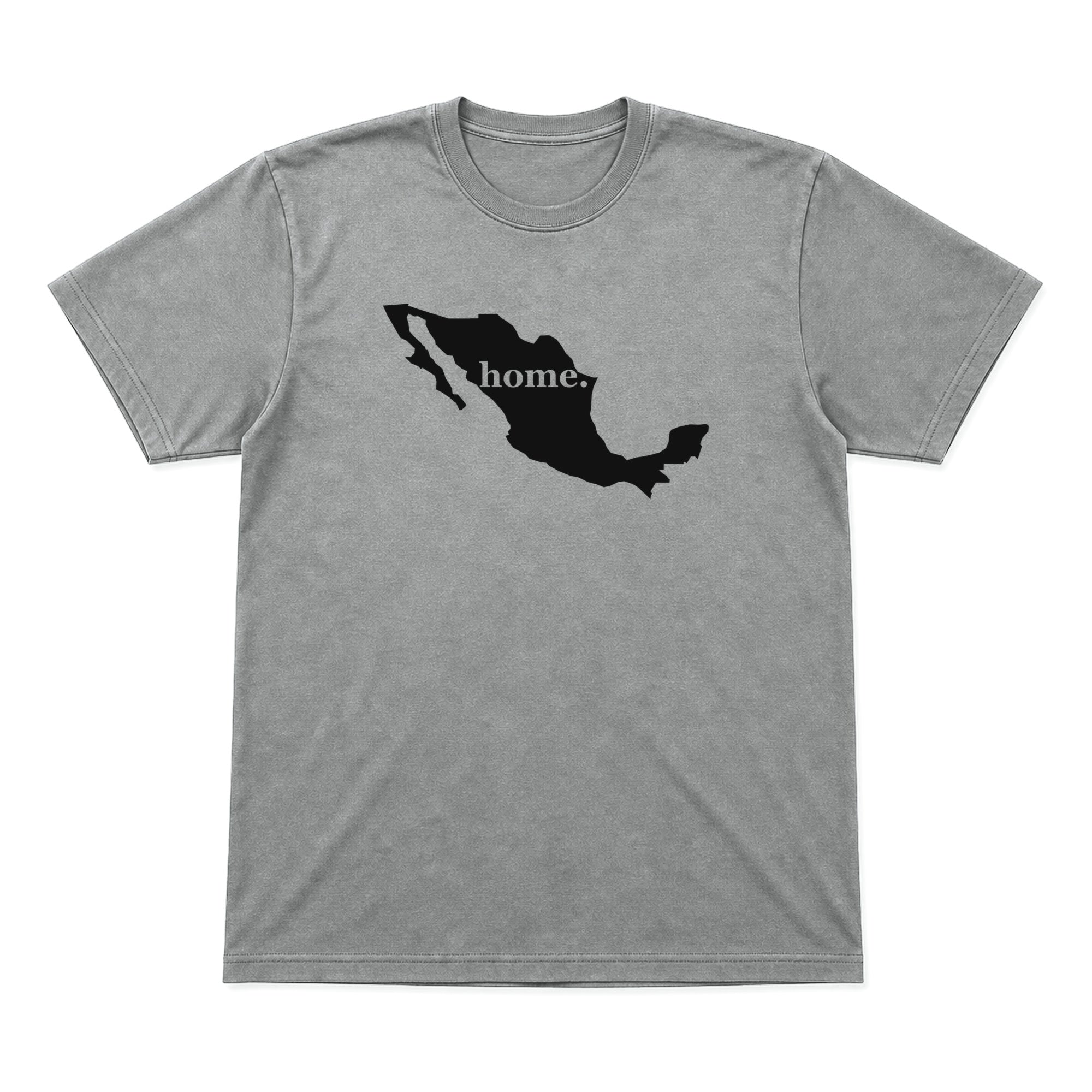 Mexico home graphic T-shirt in heather gray