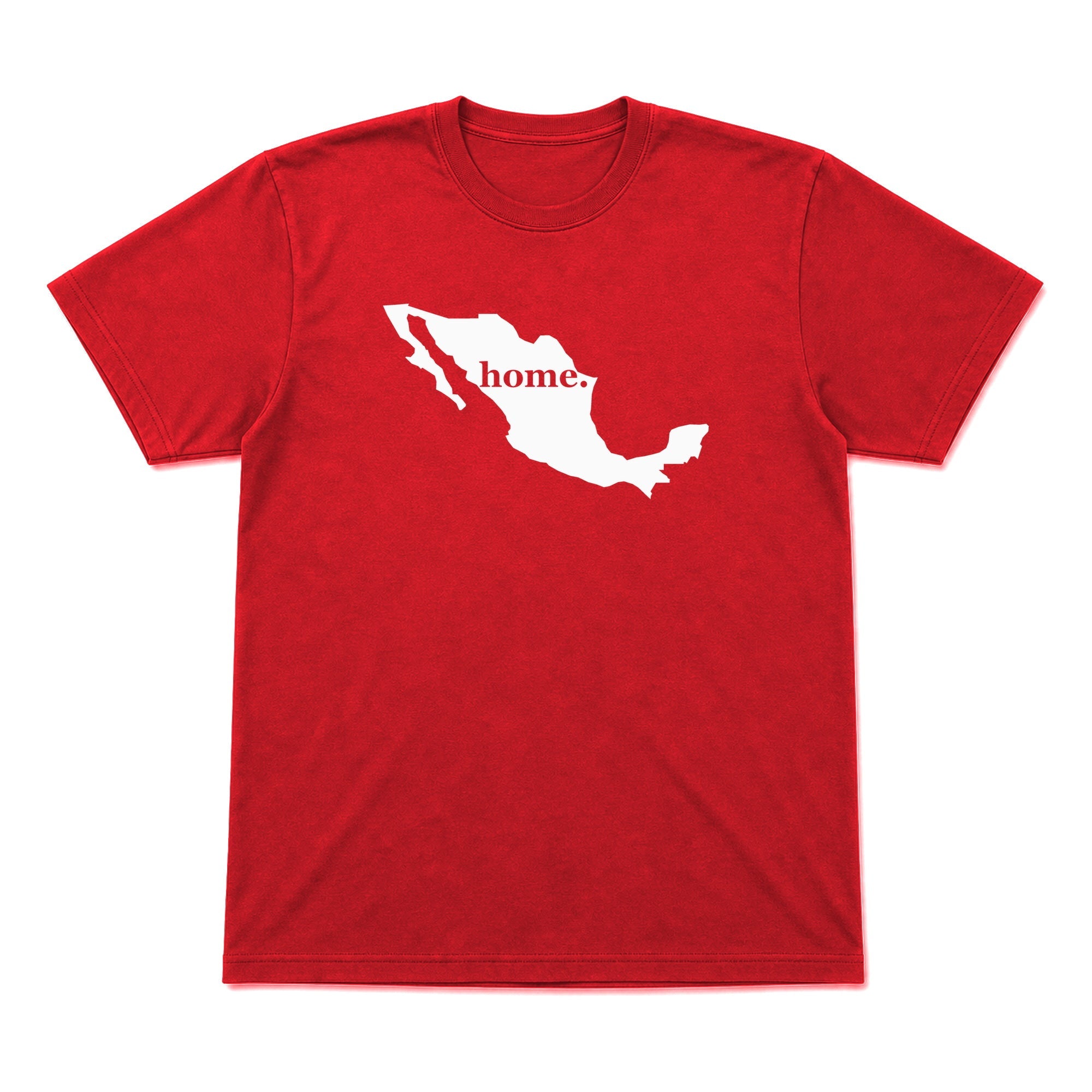 Mexico home graphic T-shirt in red