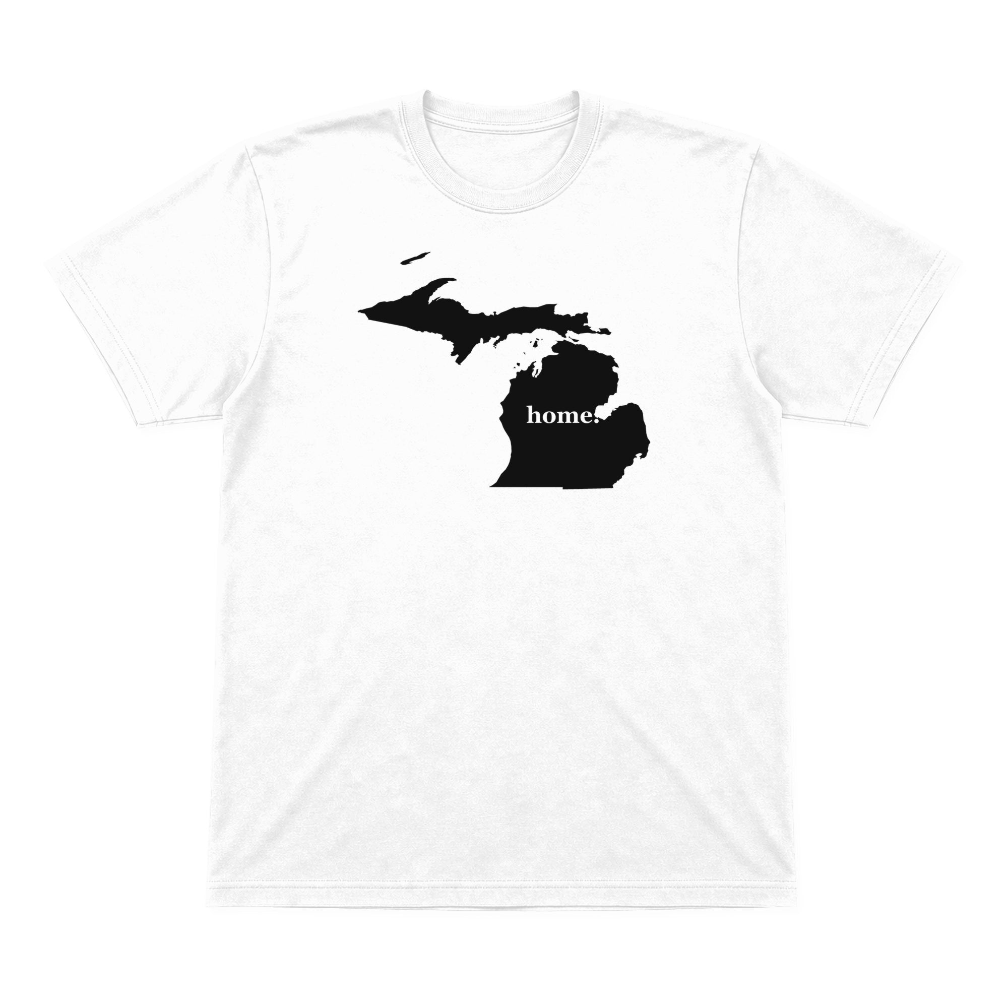 Michigan home graphic T-shirt in white