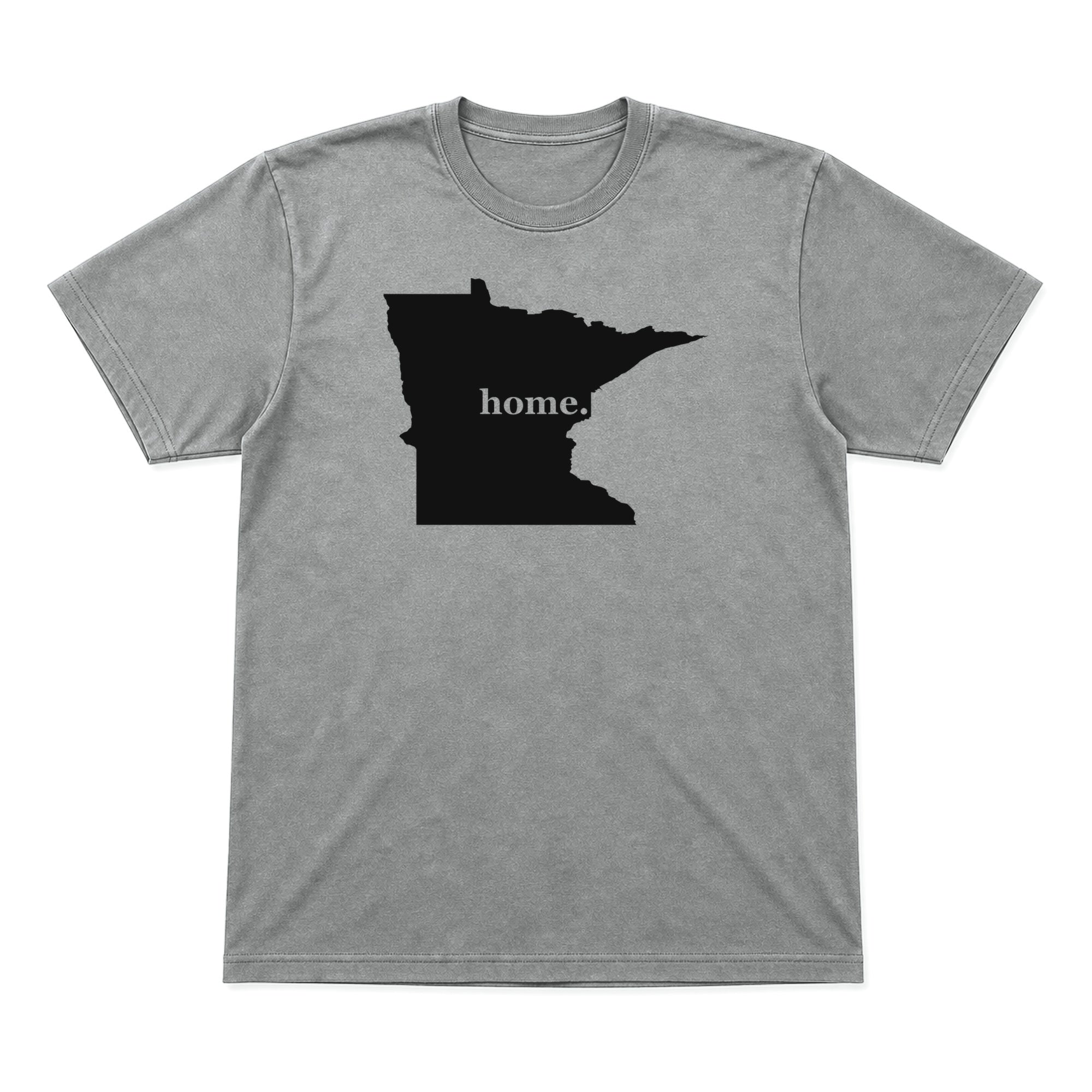 Minnesota home graphic T-shirt in heather gray