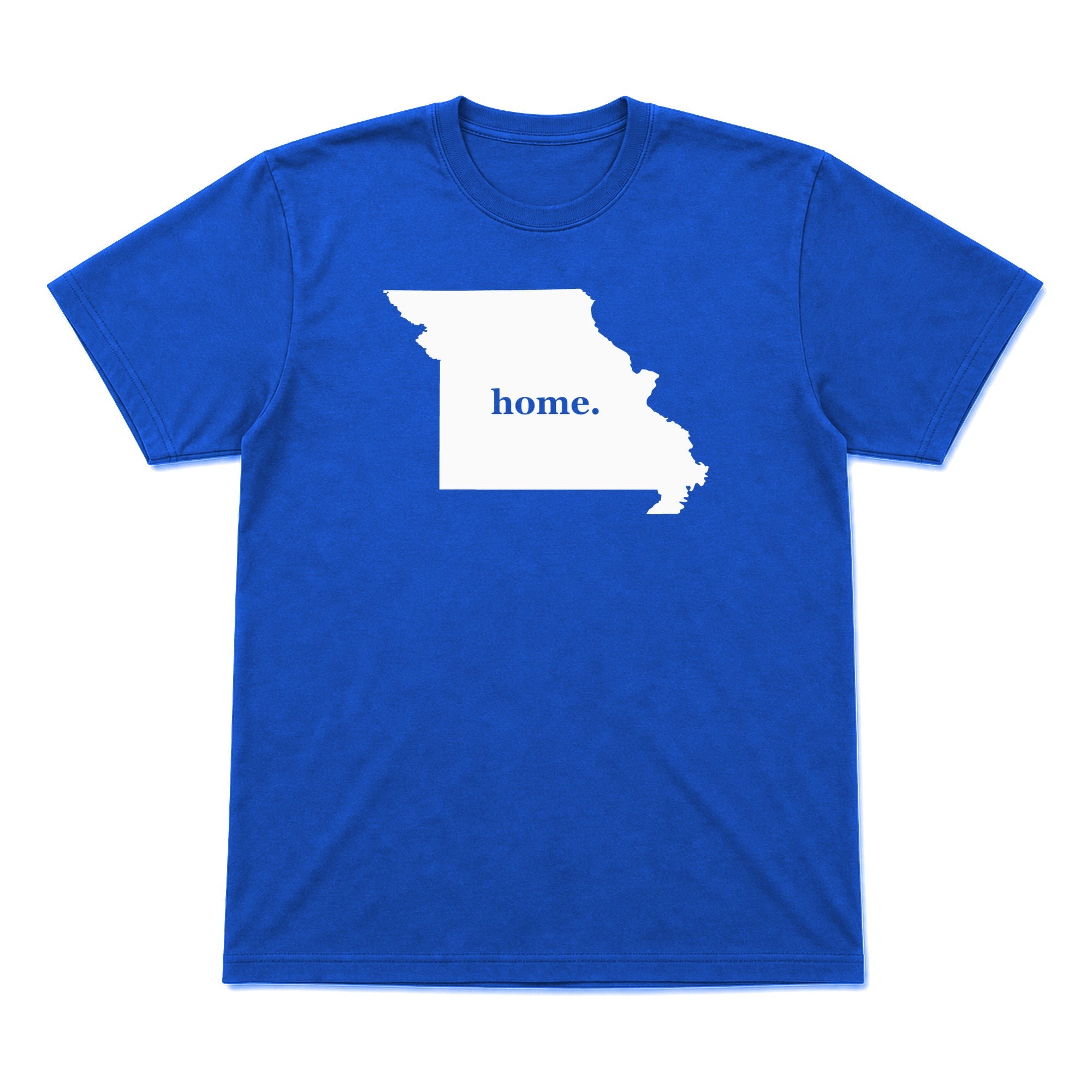 Missouri home graphic T-shirt in royal blue