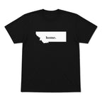Montana home graphic T-shirt in black