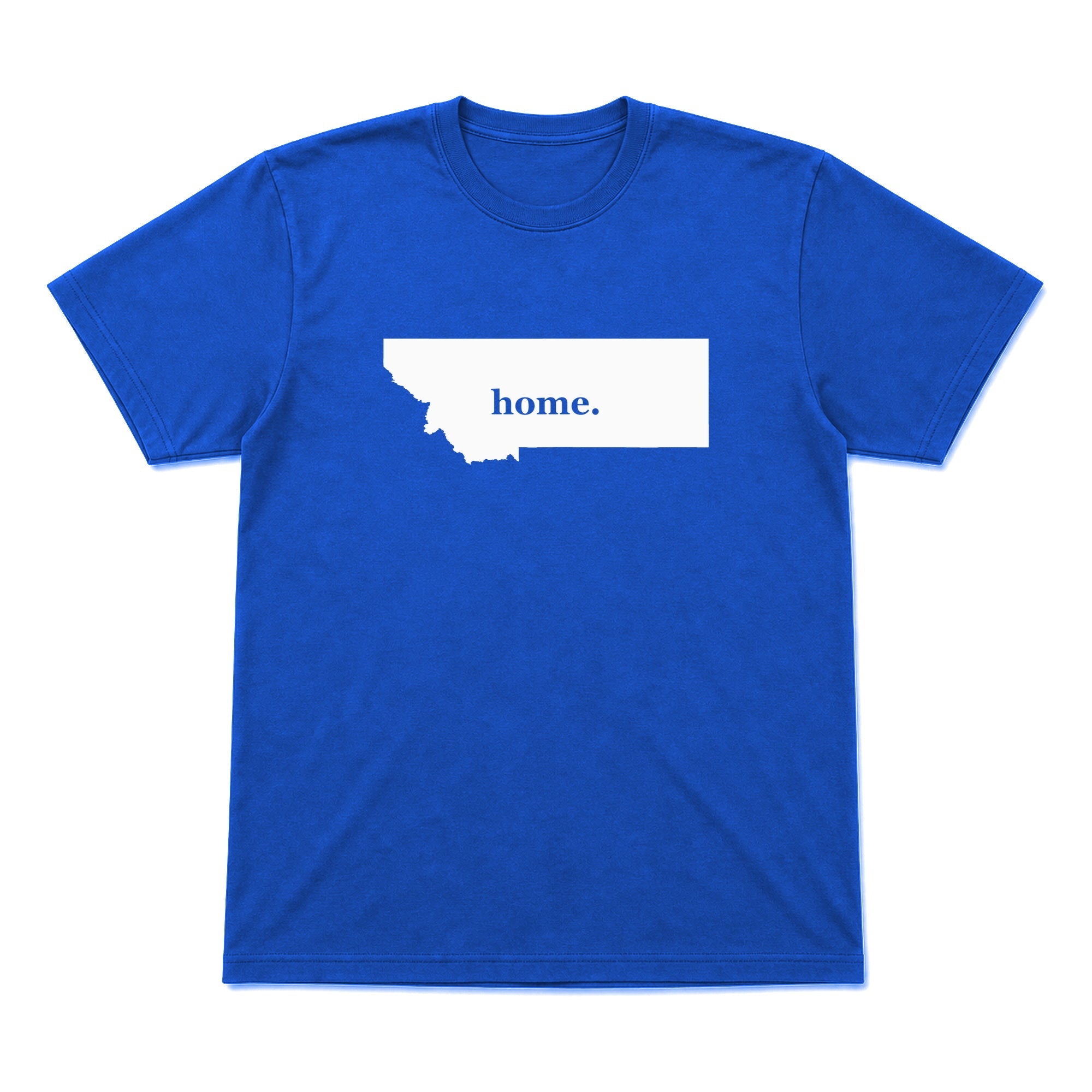 Montana home graphic T-shirt in royal blue