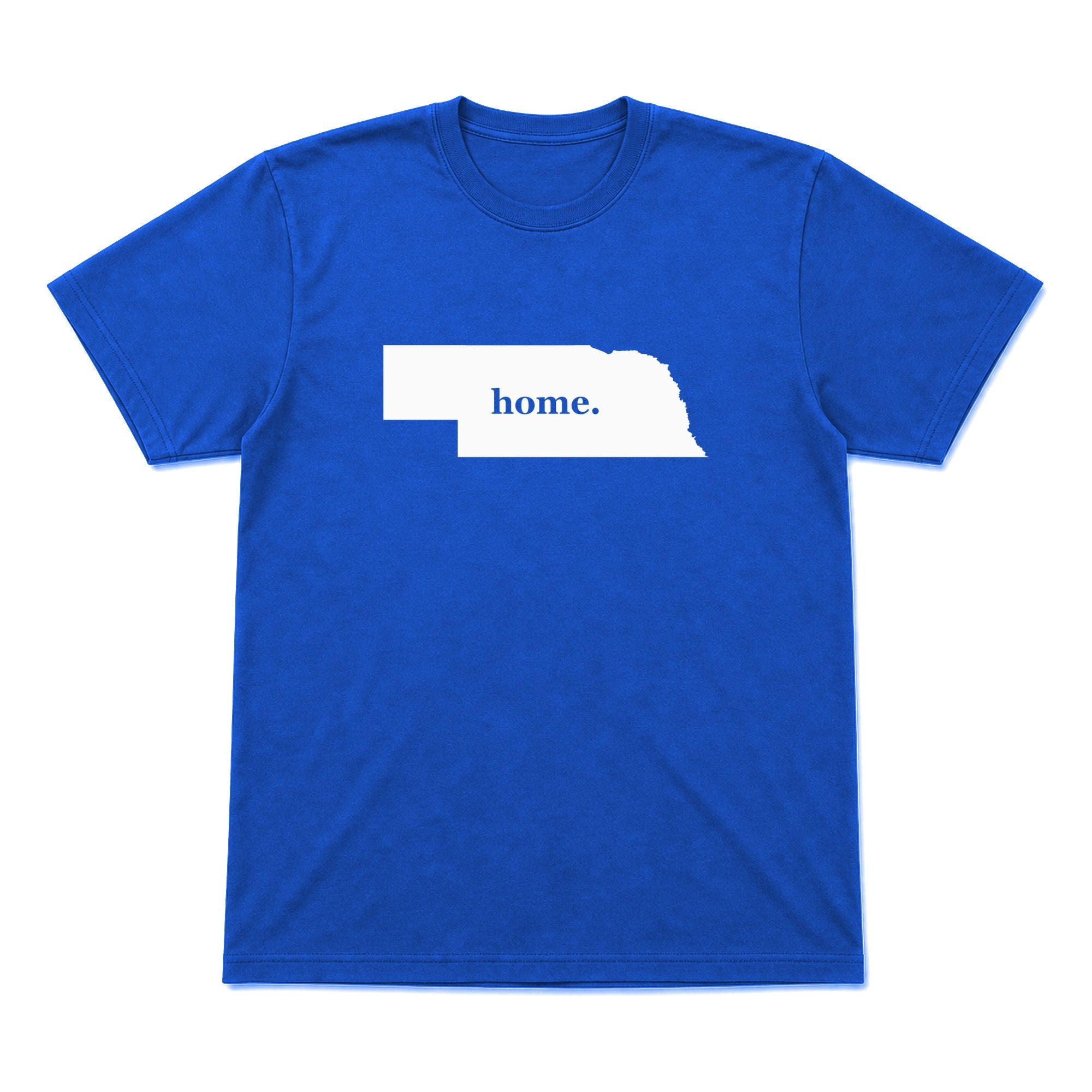 Nebraska home graphic T-shirt in royal blue