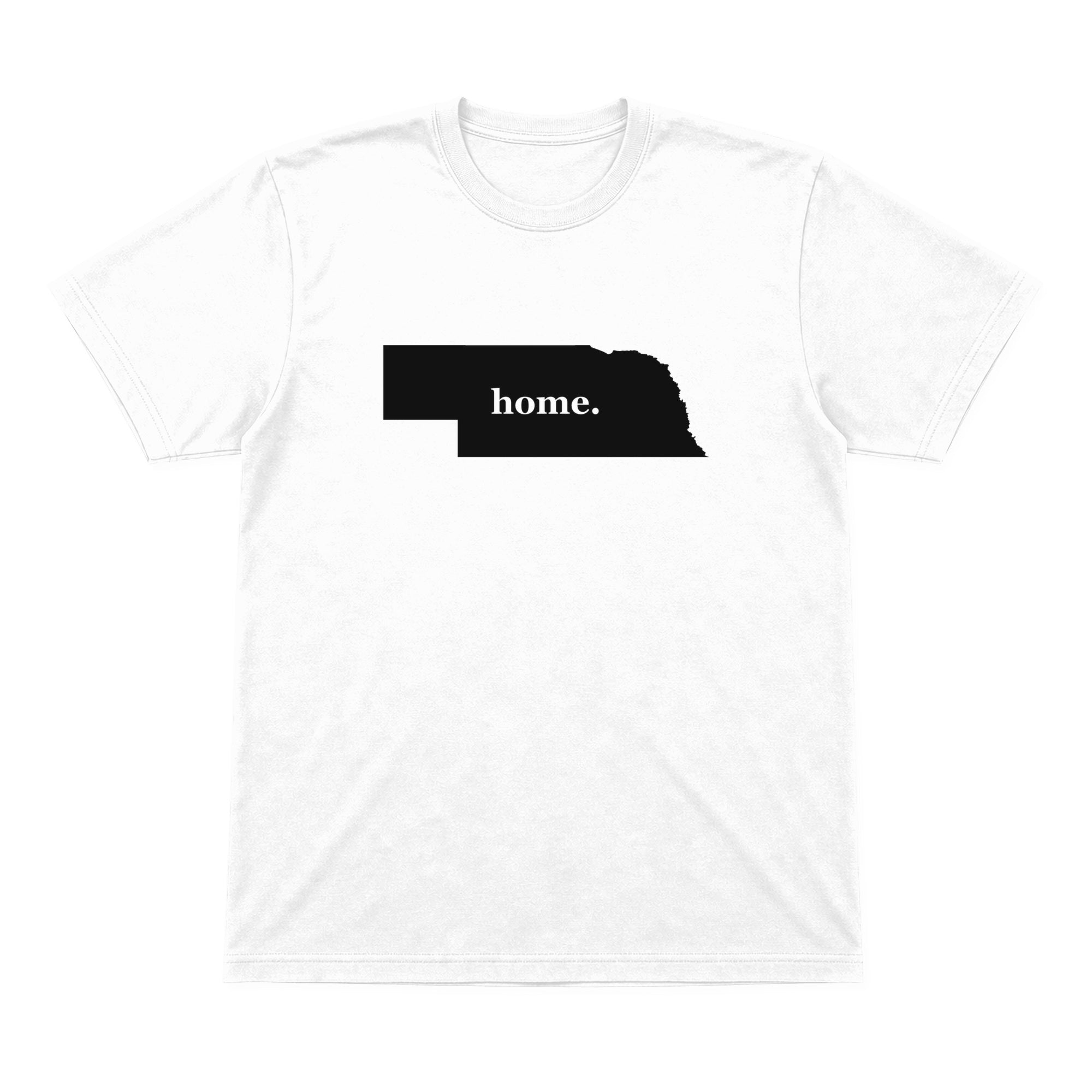 Nebraska home graphic T-shirt in white
