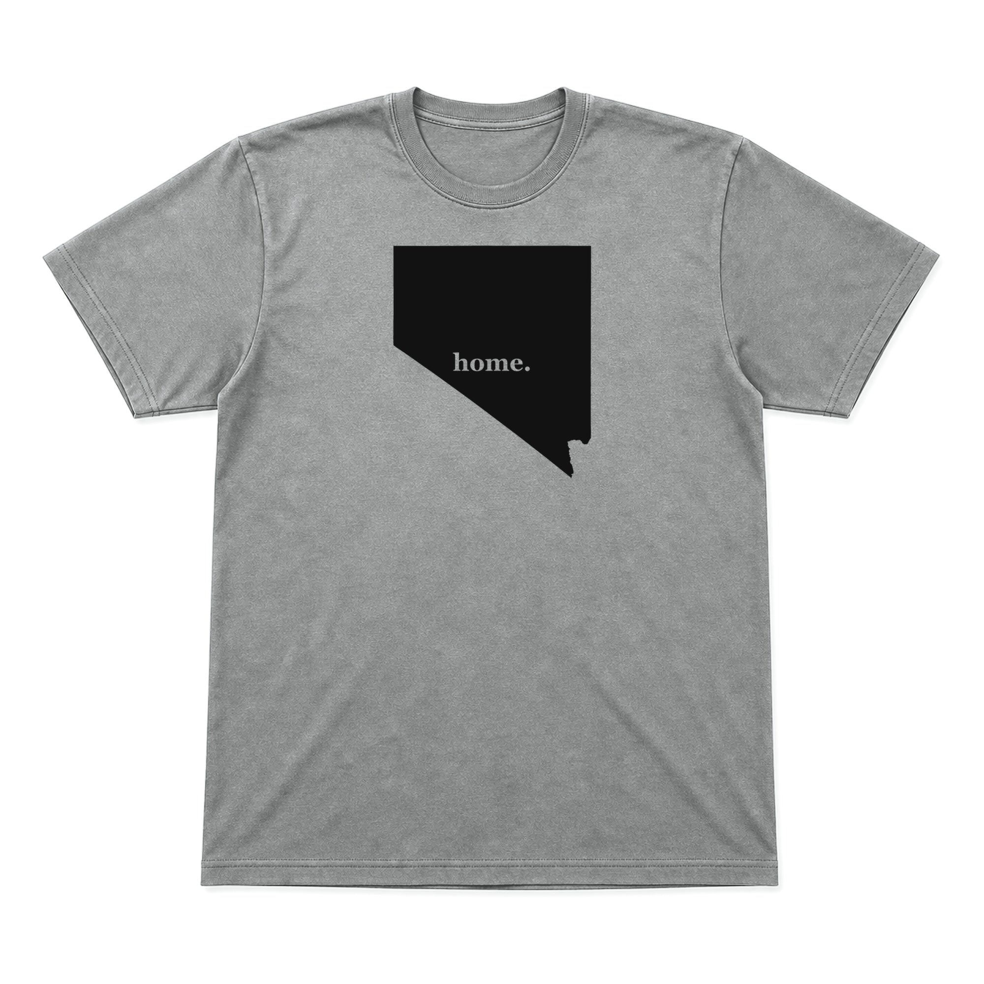 Nevada home graphic T-shirt in heather gray
