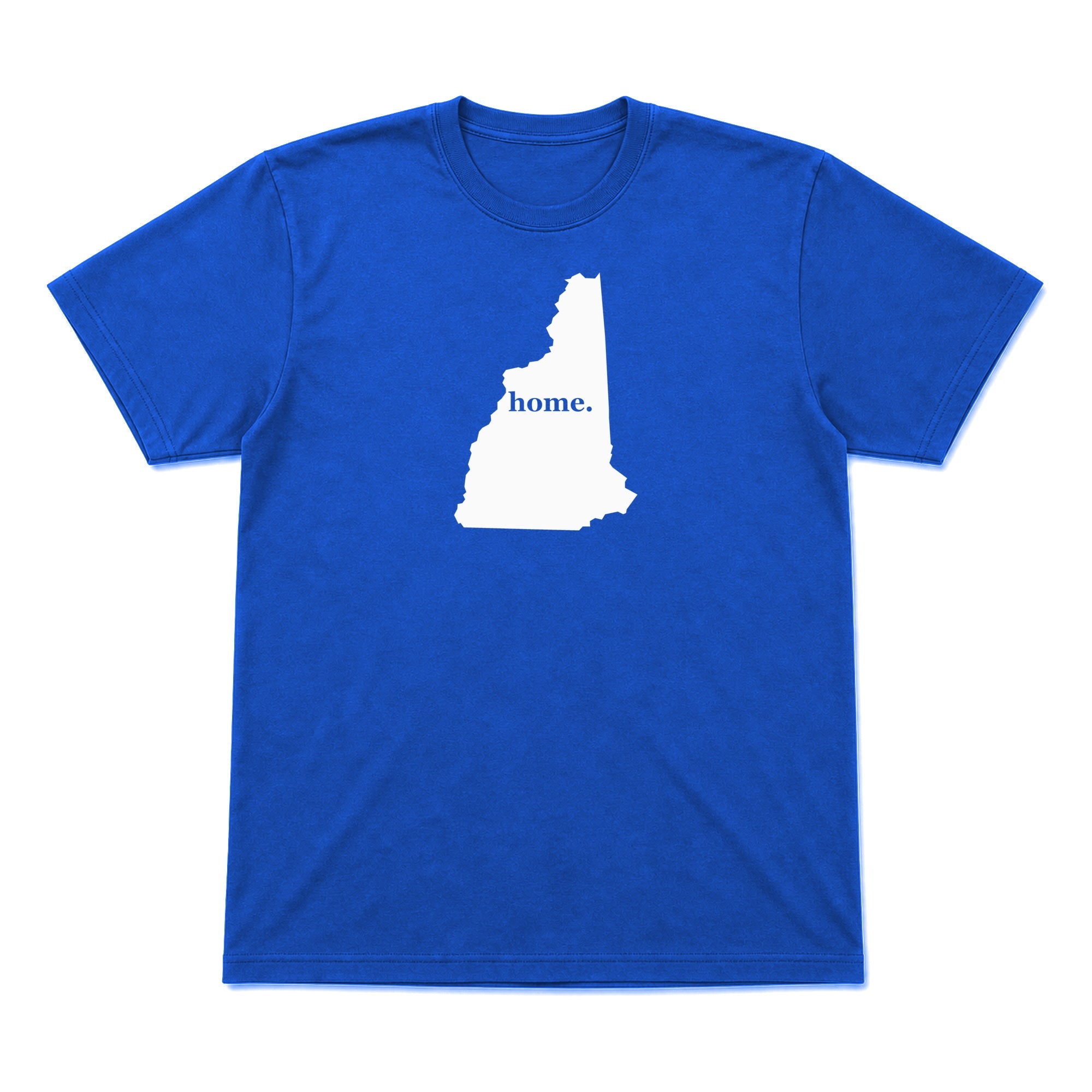 New Hampshire home graphic T-shirt in royal blue