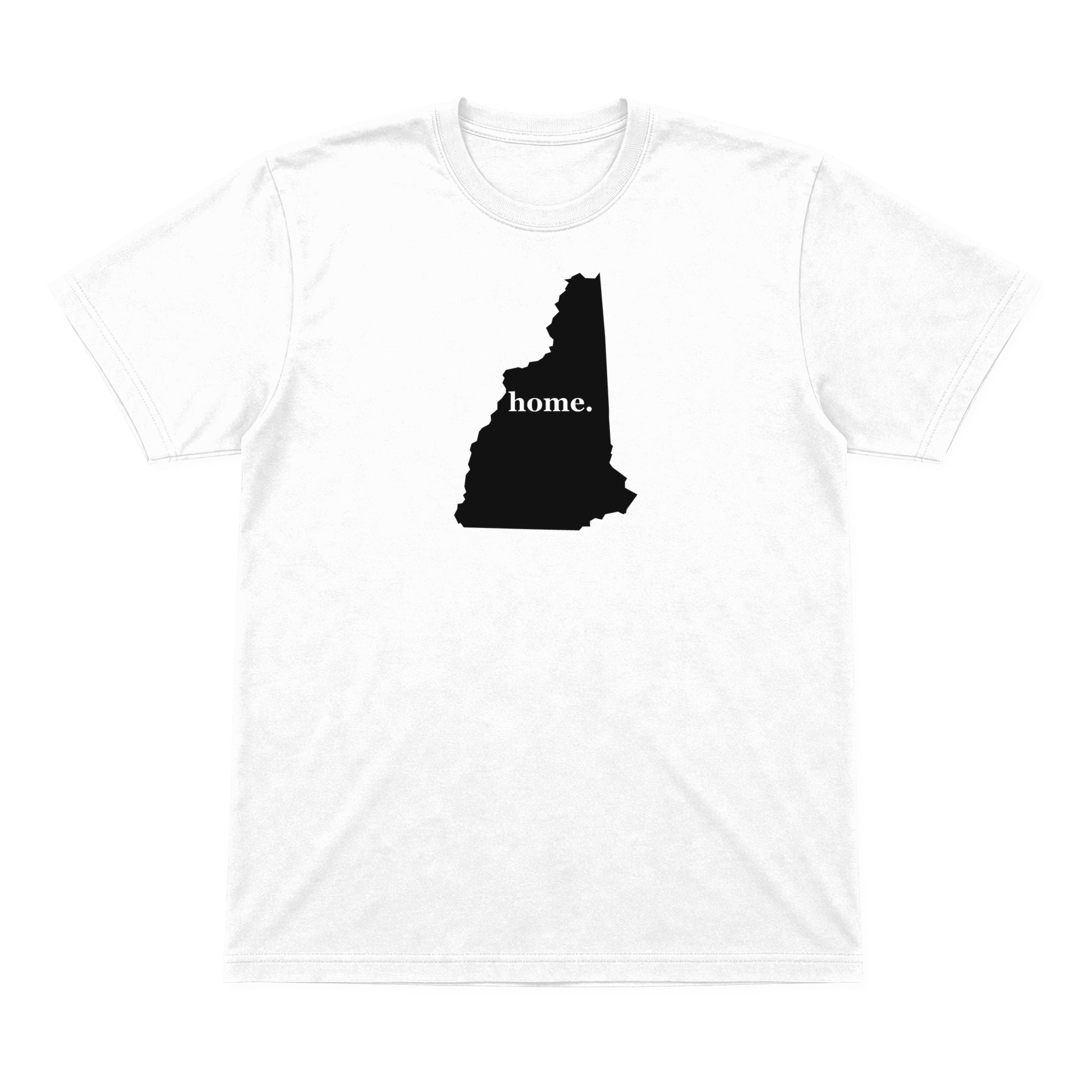 New Hampshire home graphic T-shirt in white